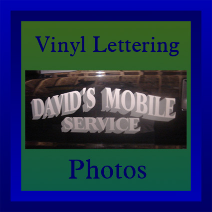 button for vinyl lettering photos